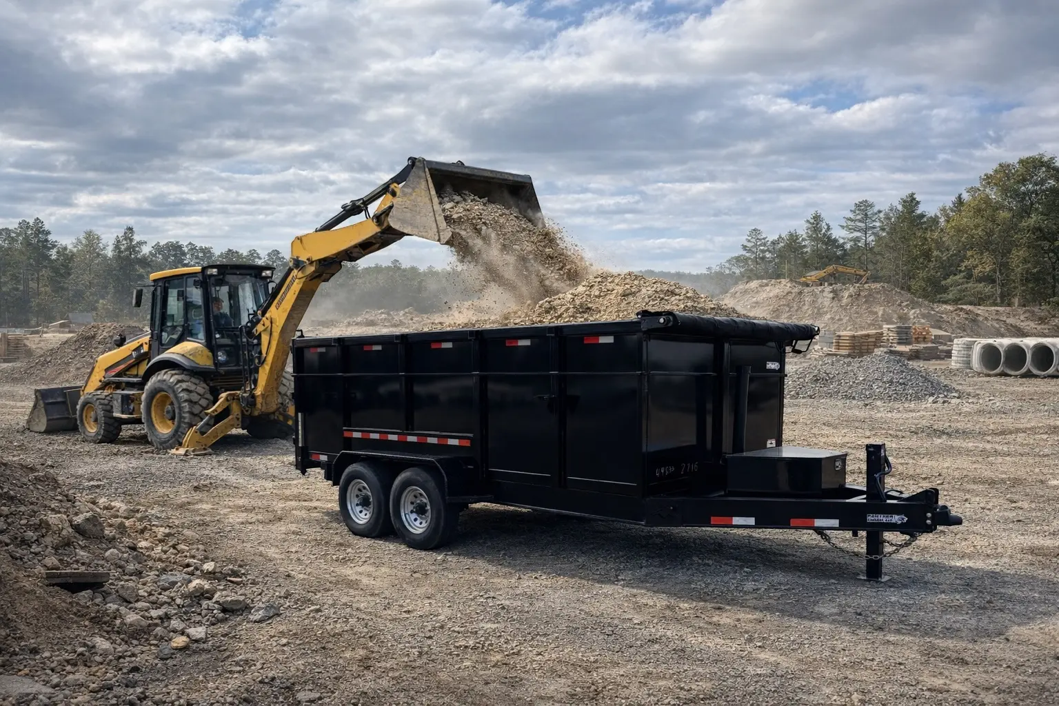 Panther Cargo bumper pull trailer deck