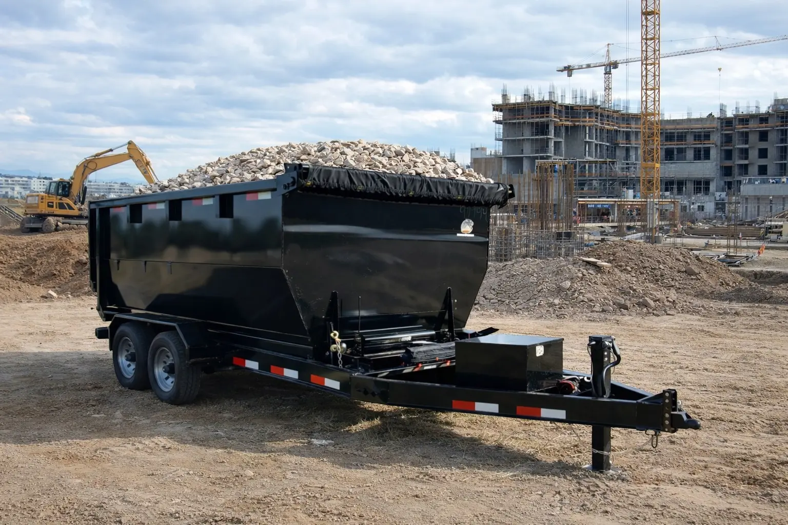 Panther Cargo roll off trailer landing gear