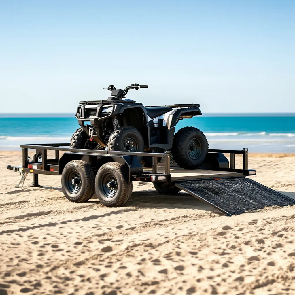Panther Cargo utility trailer powder-coated finish